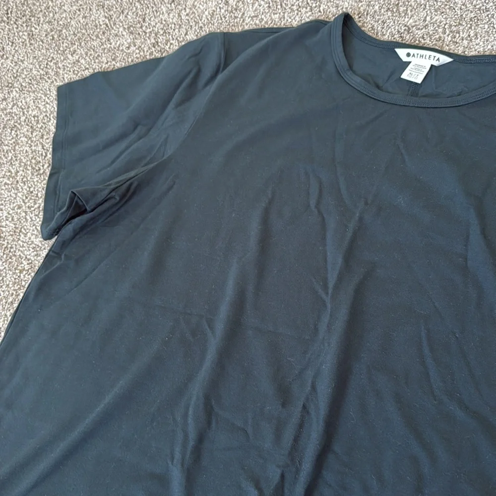 Athleta Essential Tee NWT XL Tall Spruce - Picture 2 of 6